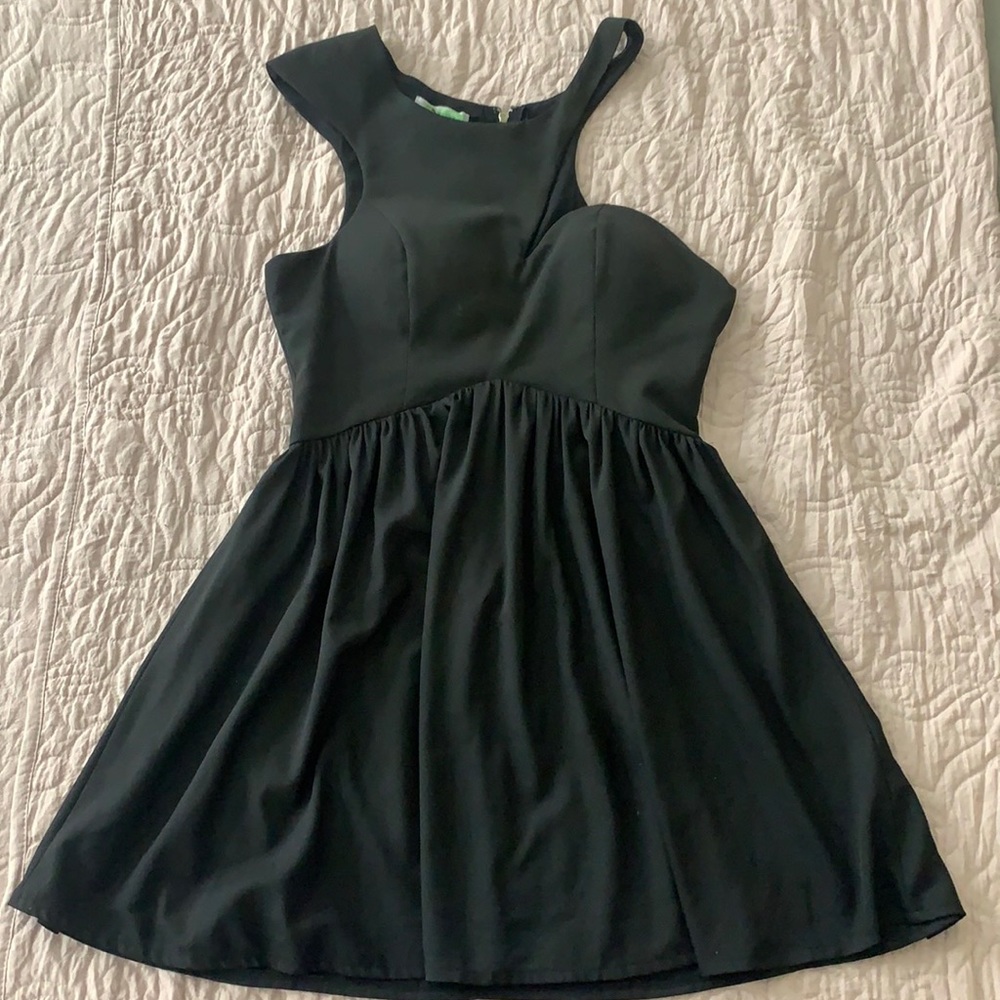 black dress